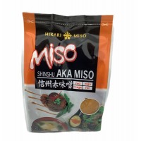 Соевая мисо паста красная Ака Мисо Хикари Hikari miso, 400г , Япония