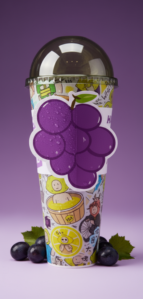 Фруктовые напитки с Джус-боллами (Фруктовые шарики с натуральным соком), 620мл, Китай