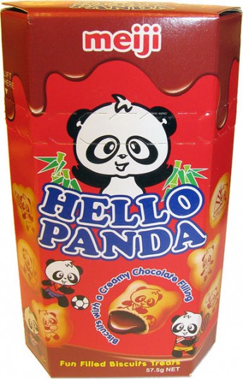 Печенье "Hello Panda" с шоколадной начинкой, 50г