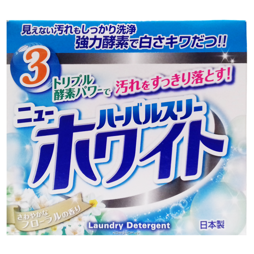 Стиральный порошок MITSUEI с ферментами и отбеливающим эффектом для удаления стойких загрязнений, 850 г, Япония