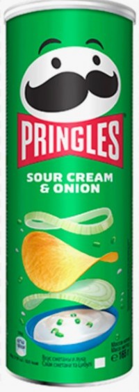 Чипсы Pringles сметана и лук, 165 г 