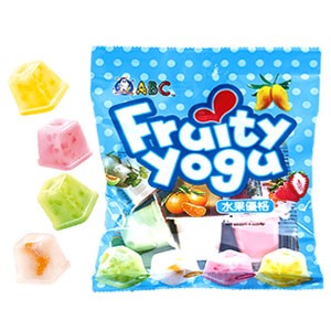 Фруктовое йогуртовое желе ABC Fruity Yogu, 228г, Тайвань
