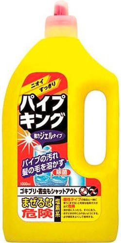Гель для прочистки труб Pipe King Kaneyo, 1 л, Япония