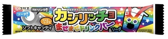 Жевательная конфета Корис со вкусом содовых газировок ассорти Coris, 16 г, Япония
