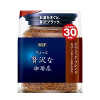 Японский растворимый кофе MAXIM AGF A Little Luxury Coffee Classic Blend "Роскошная кофейня" мягкий (коричневый), мягкая уп, 60 г, Япония