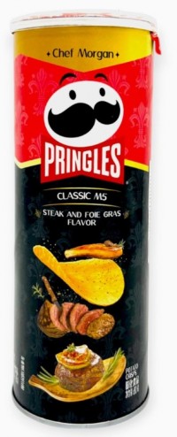 Чипсы Pringles Шеф Морган Стейк и фуа-гра, 80 г