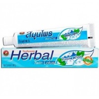 Зубная паста  "Twin Lotus Herbal Fresh&Cool", Свежесть и Прохлада, 100г