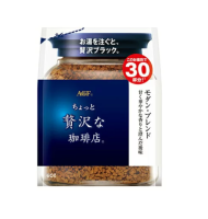 Японский растворимый кофе MAXIM AGF A Little Luxury Coffee Classic Blend &quot;Роскошная кофейня&quot; легкий (серебро), мягкая уп, 60 г, Япония