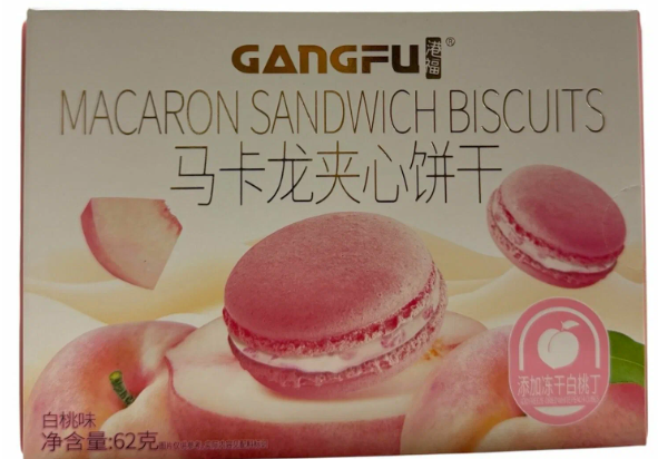 Печенье Gangfu с персиком, 55г