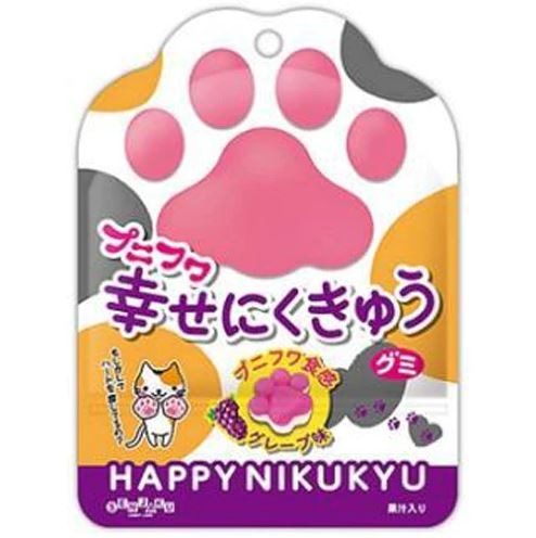 Мармелад Senjaku Кошкины Лапки - персиковые/виноградные, 32 г, Япония