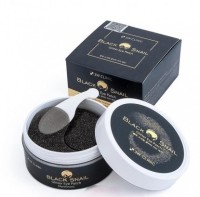 Гидрогелевые патчи для глаз с муцином улитки и черным жемчугом 3W Clinic, Корея 60 шт