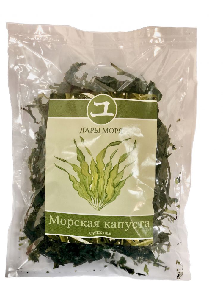 Купить Морская капуста ламинария, сушеная, 50 г по цене 171 руб.