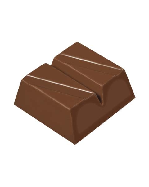 Молочный мини-шоколад Бурбон БИТ со сгущенным молоком и шоколадным кремом внутри "Кусочек" Bourbon Bit, 15 г, Япония