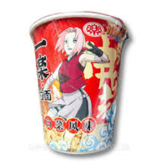 Рамен Наруто со вкусом кимчи на мясном бульоне Naruto, 60 г, Китай