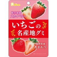 Мармелад вкус двух сортов клубники:  Цунаки и Чамора Lion, Япония, 44г