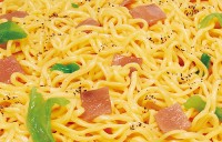 Пшеничная Якисоба "Сендай" с говяжьим языком, соленым лимонным соусом и жаренными овощами Ямадай Yamadai, 124 г, Япония