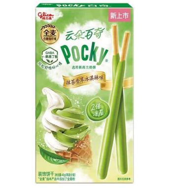 Палочки Поки матча-мороженое Pocky Matcha Ice Cream Glico, 48 г, Китай