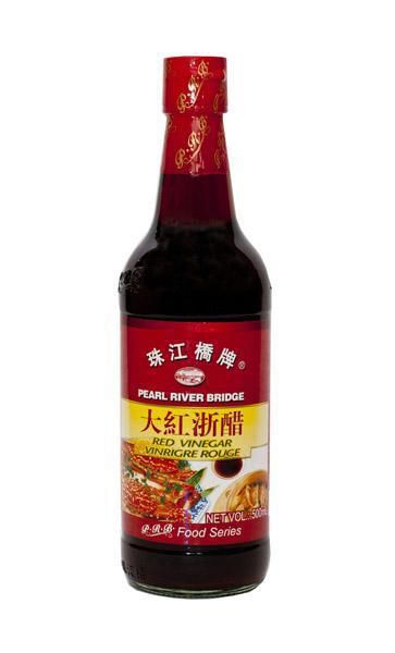 Рисовый уксус Pearl River Bridge, красный, 500мл