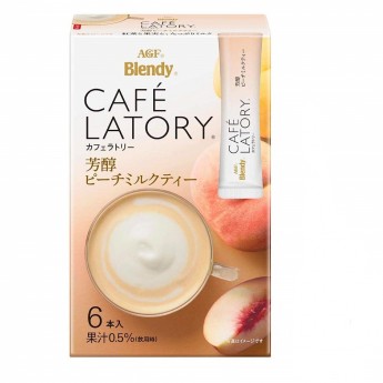 Чай-латте AGF Blendy персиковый, 66г, Япония