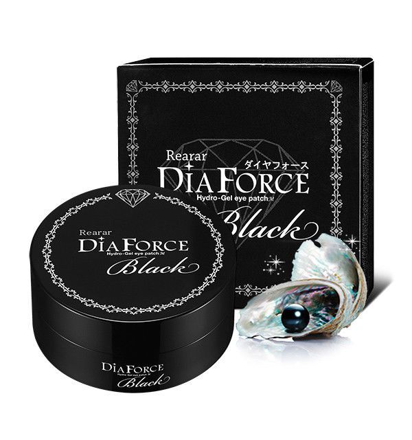 Гидрогелевые патчи для глаз с черным жемчугом Miskin Gold Dia Force Black, 60 шт