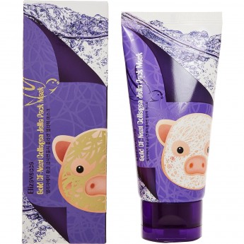 Маска-плёнка для лица с экстрактом ласточкиного гнезда Elizavecca Gold CF-Nest Collagen Jella Pack Mask, 80 мл, Корея