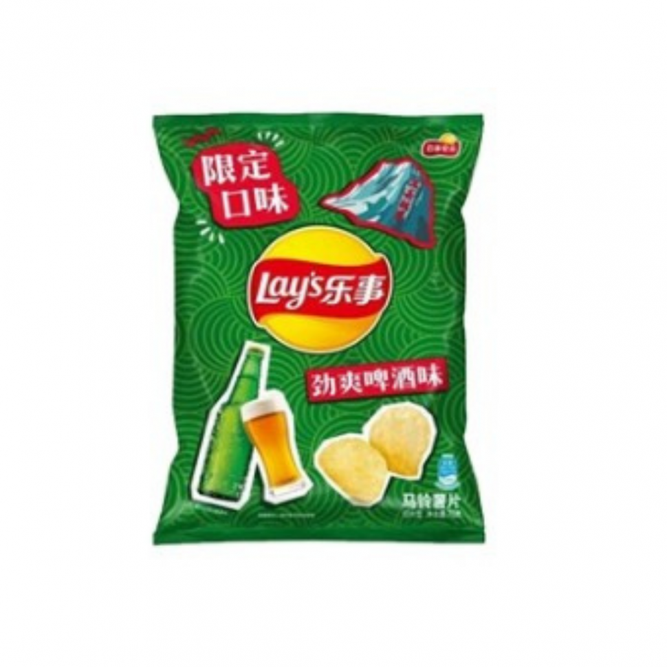 Чипсы Lay's со вкусом пива, 70г Китай