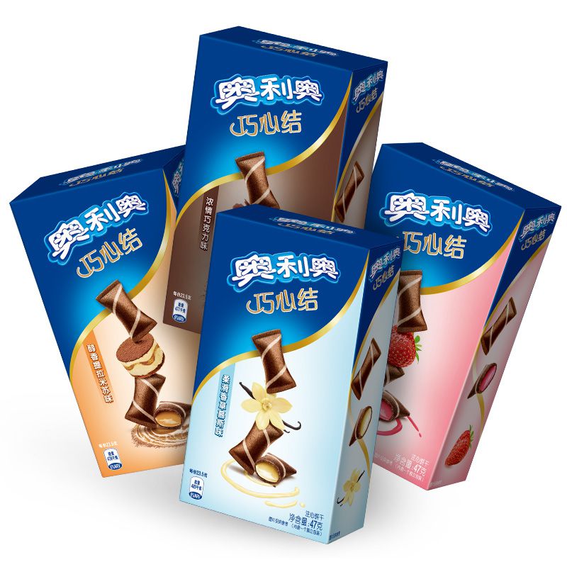 Подушечки «Oreo» со клубничным кремом, 47г