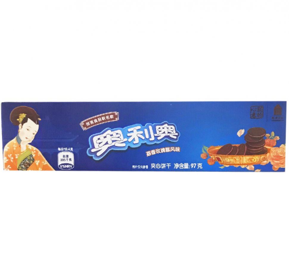 Печенье Oreo со вкусом личи и розы, 97г