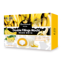 Моти десерт с бананом и молочным пудингом двойная начинка Bamboo House, Тайвань, 180гр