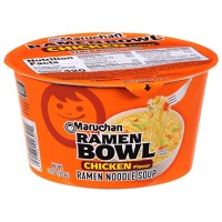 Лапша б/п рамен со вкусом курицы и овощами Maruchan Bowl Noodle Soup, 93,9г Индонезия