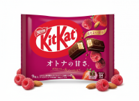 Японский Кит-Кат Нестле со вкусом малины, клубники и орехов, лимитированная коллекция, Nestle Japan, 112 г., Япония 