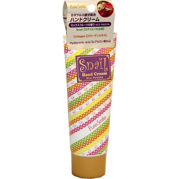 Японский питательный крем для рук с эссенцией улитки и экстрактом фруктов Sun Smile Pure Smile