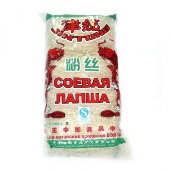 Соевая лапша JINTONG из бобов Эдамаме, 280г