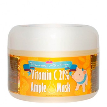 Маска для лица с 21% витамином С Elizavecca Milky Piggy Vitamin C 21% Ample Mask, 100 мл, Корея