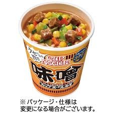 Лапша Nissin Cup Noodle с мисо пастой и свининой, 82г, Япония