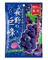 Леденцы с соком винограда Кёхо из префектуры Нагано Сенжаку Senjakuame, 52 г, Япония