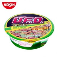 Лапша б\п Nissin UFO Якисоба с говядиной в устричном соусе "НЛО" 96г, Китай
