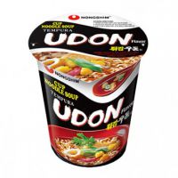 Лапша быстрого приготовления Нонгшим Удон Твигим с темпурой и морепродуктами (не сушеная, сублимированная) Udon Nongshim, 62 г Корея