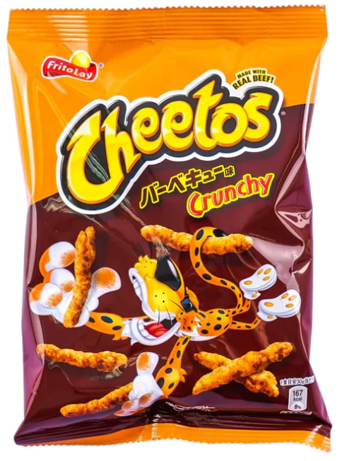 Чипсы Cheetos Crunchy со вкусом стейка, 70г, Япония