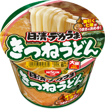  Суп-лапша быстрого приготовления Nissin Кицунэ Удон, 106г, Япония