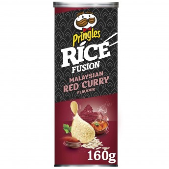 Рисовые чипсы Pringles Rice Fusion красный карри, 160г  