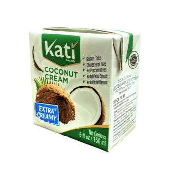 Кокосовые сливки (крем) для кулинарии Kati Extra Cream без консервантов и красителей, 150 мл Тайланд 