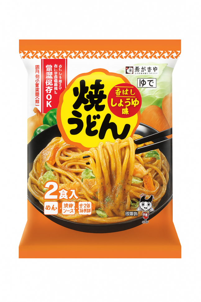 Лапша Сугакия "Якиудон" с темным соевым соусом, 450 г, Sugakiya, Япония