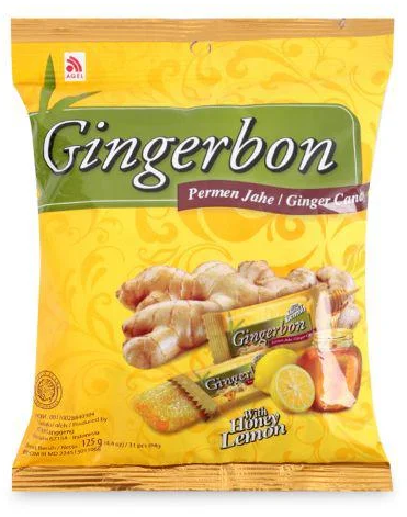Имбирные конфеты GingerBon с мёдом и лимоном, 125г
