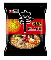 Лапша быстрого приготовления Нонгшим Шин Рамён Блэк Премиум/Shin Ramyun Black Nongshim,130 г, Корея