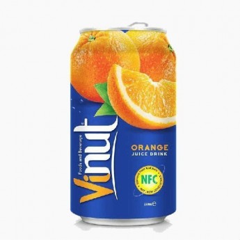 Фруктовый напиток Апельсин Vinut Orange Juice Drink, 330 мл, Вьетнам