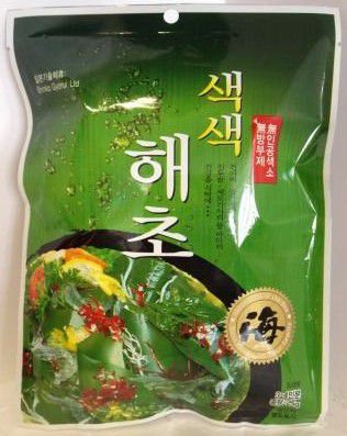 Ассорти из разноцветных морских водорослей, (сухие водоросли), 25г