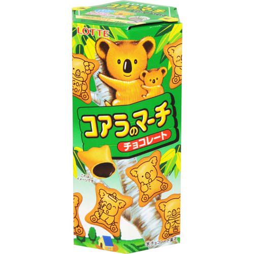 Печенье Коала Lotte, с шоколадной начинкой, 50гр