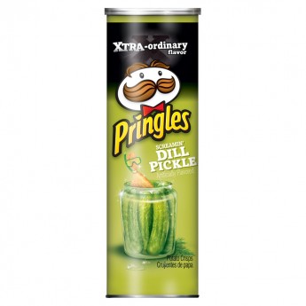 Чипсы Pringles с огурцом и укропом,  158г, США