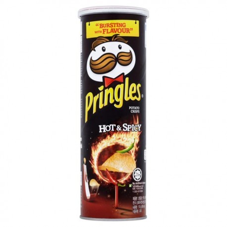Чипсы Pringles острые с паприкой и жгучими перцами Hot&Spicy, 110 г